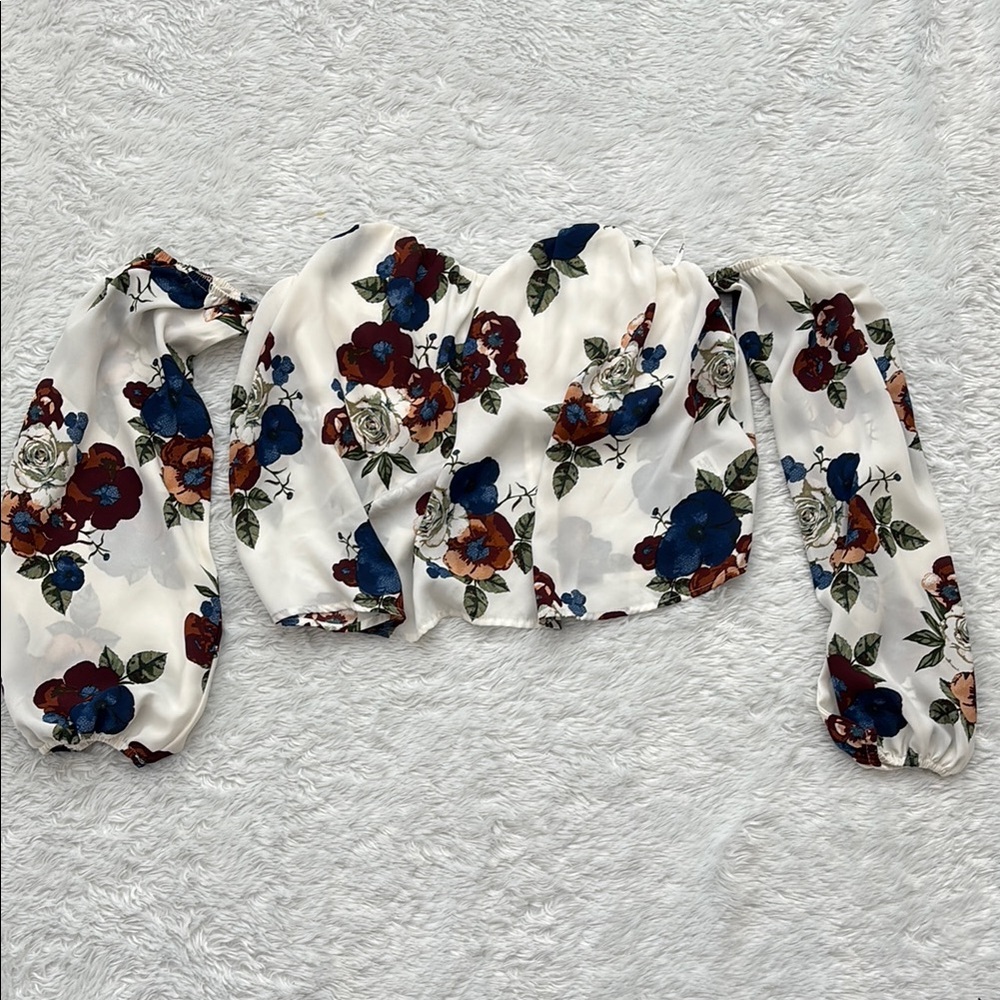 Floral Off-Shoulder Blouse